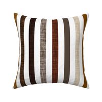 1" rotated linen stripes: 22-16, coffee, chocolate, mushroom, penny, 13-2, 23-16, 19-16