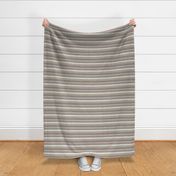 1/4" linen stripes // blue sage, coffee, chocolate, mushroom, penny, 13-2, 19-16