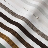 1/2" rotated linen stripes // blue sage, coffee, chocolate, mushroom, penny, 13-2, 19-16