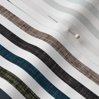 1/2" rotated linen stripes // 174-16, teal 001, dark ash, deep sea, himalaya, olive green, mocha, 170-1