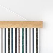 1/2" rotated linen stripes // 174-16, teal 001, dark ash, deep sea, himalaya, olive green, mocha, 170-1