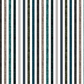 1/4" rotated linen stripes // 174-16, teal 001, dark ash, deep sea, himalaya, olive green, mocha, 170-1