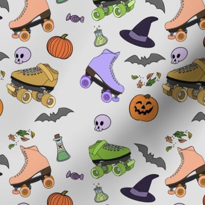 Halloween Roller Skates