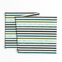 1/2" rotated linen stripes // olive, summit, green olive, 165-8, blue pine, teal no. 2, 174-15