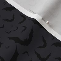 Bat Attack in Black + Charcoal Gray