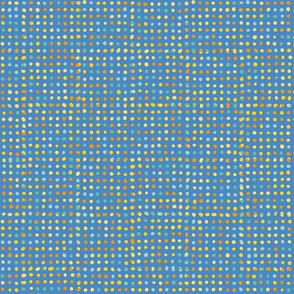 dots on blue by rysunki_malunki