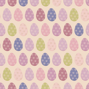 easter eggs in pastel colors by rysunki_malunki