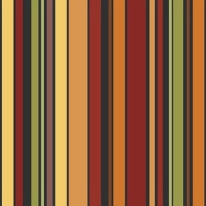 Basic Stripe-Woodlands Palette on Pine Tar