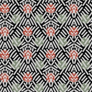 abstract pattern with ethnic feel by rysunki-malunki