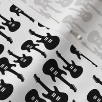 Vintage Electric Guitars in B&W (Mini Scale)