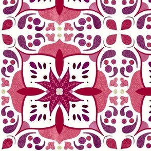 Mandala Berry tiles