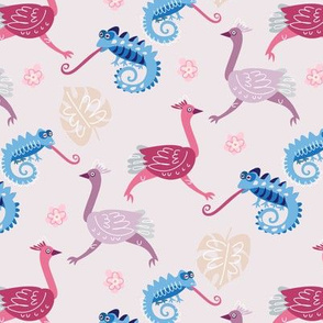 Ostrich pattern 2