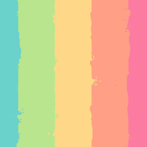 distressed pastel rainbow really big