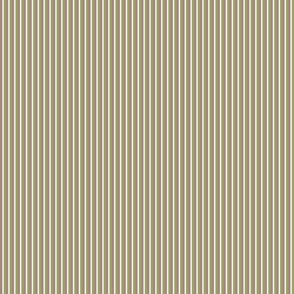Khaki Brown, green and white stripes