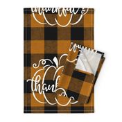 Thankful Fall Pumpkin 18 inch square