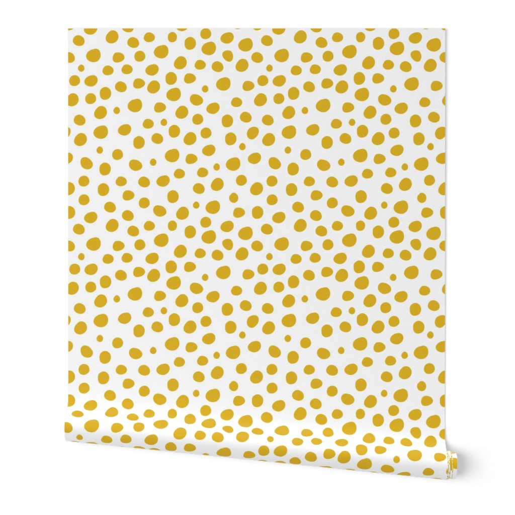 Mustard Yellow Dots