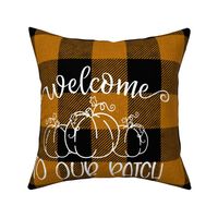 Welcome to our Patch Pumpkin 18 inch square