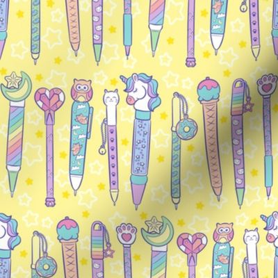 Kawaii Pens! Yellow