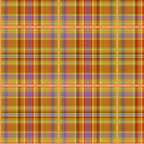 Ivan's Tartan - warm autumn tones