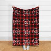 Merry and Bright Buffalo Plaid 18 inch square