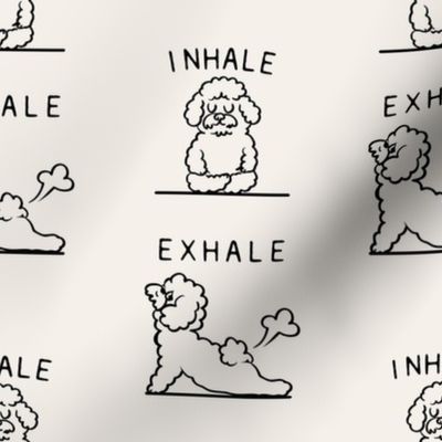  Inhale Exhale_Bichon Frise_8x8