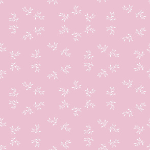 pink botanical swirls by rysunki_malunki