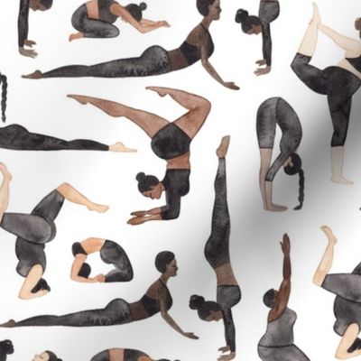 Yoga lovers pattern