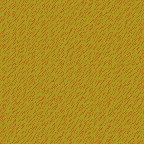 simple orange marks texture on green by rysunki_malunki