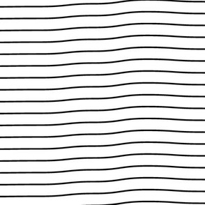 simple wavy black and white stripes by rysunki_malunki