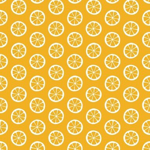Lemon Prints on Yellow