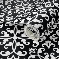 Contessa Damask - Black