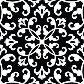 Contessa Damask - Black