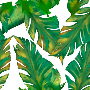 Palm leaf pattern 