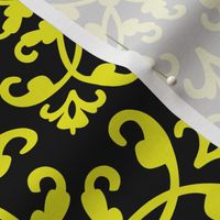 Contessa Damask - Mellow Yellow