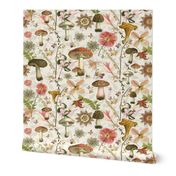 Mushroom Garden Linen jumbo