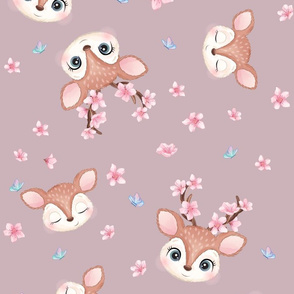 Cute Deer in Pink