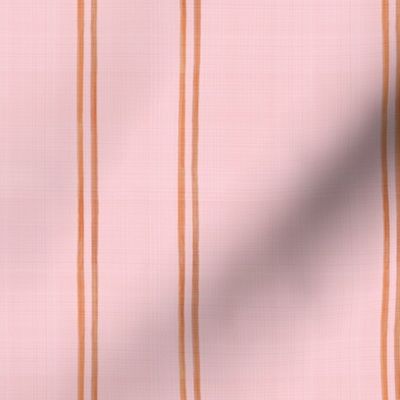 Watercolor double stripes pink and orange