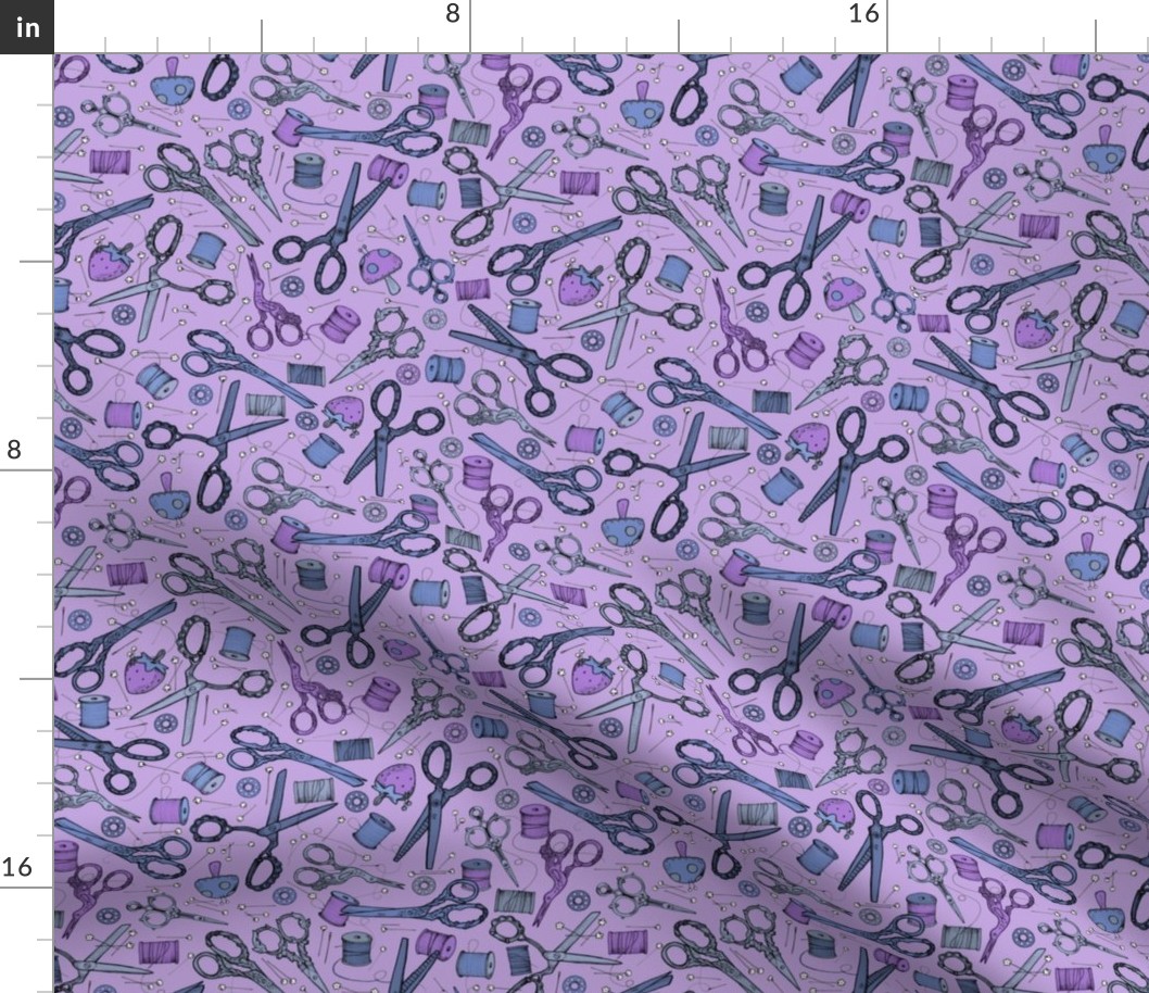 Sewing Notions purple