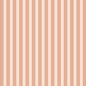 Vintage Candy Stripes-PEach Rose