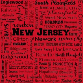 New Jersey cities, red