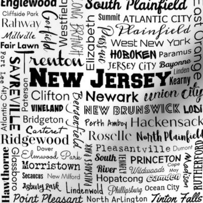 New Jersey cities, white