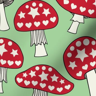 Jazzy toadstools (large)