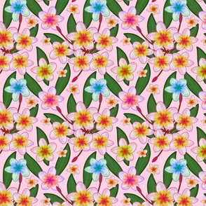 Frangipani Garden - baby pink, medium