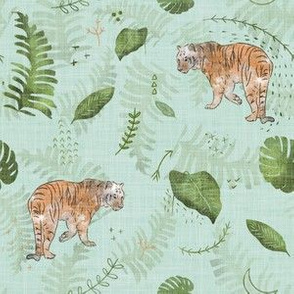 Mint Leaf Tiger Jungle