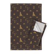  Louis Luxury Dog Attire Monogram Pattern