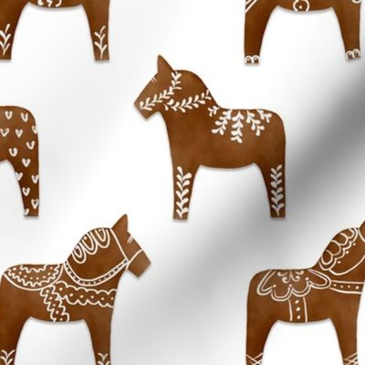 Gingerbread Dala horses