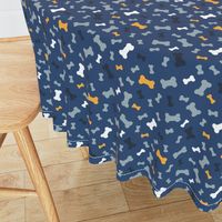 Throw Me A Bone M+M Navy Blue by Friztin