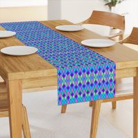 Marcia diamonds turquoise pink geometric trending spring  current  table runner tablecloth placemats napkins dining table runner tablecloth napkin placemat dining pillow duvet cover throw blanket curtain drape upholstery cushion duvet cover wallpaper fabr