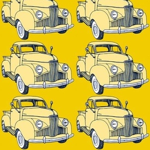 1940's Studebaker truck  cream on yellow M Series