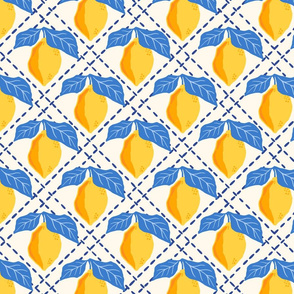 lemon checkers/yellow/medium